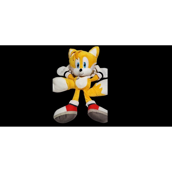 Sega Sonic Tails Plush Backpack 21" 2021 Collector’s Item – Straps Removed - Picture 1 of 15